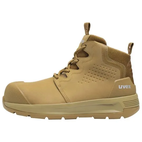 UVEX 2 X-Flow Side-Zip Work Boot Tan