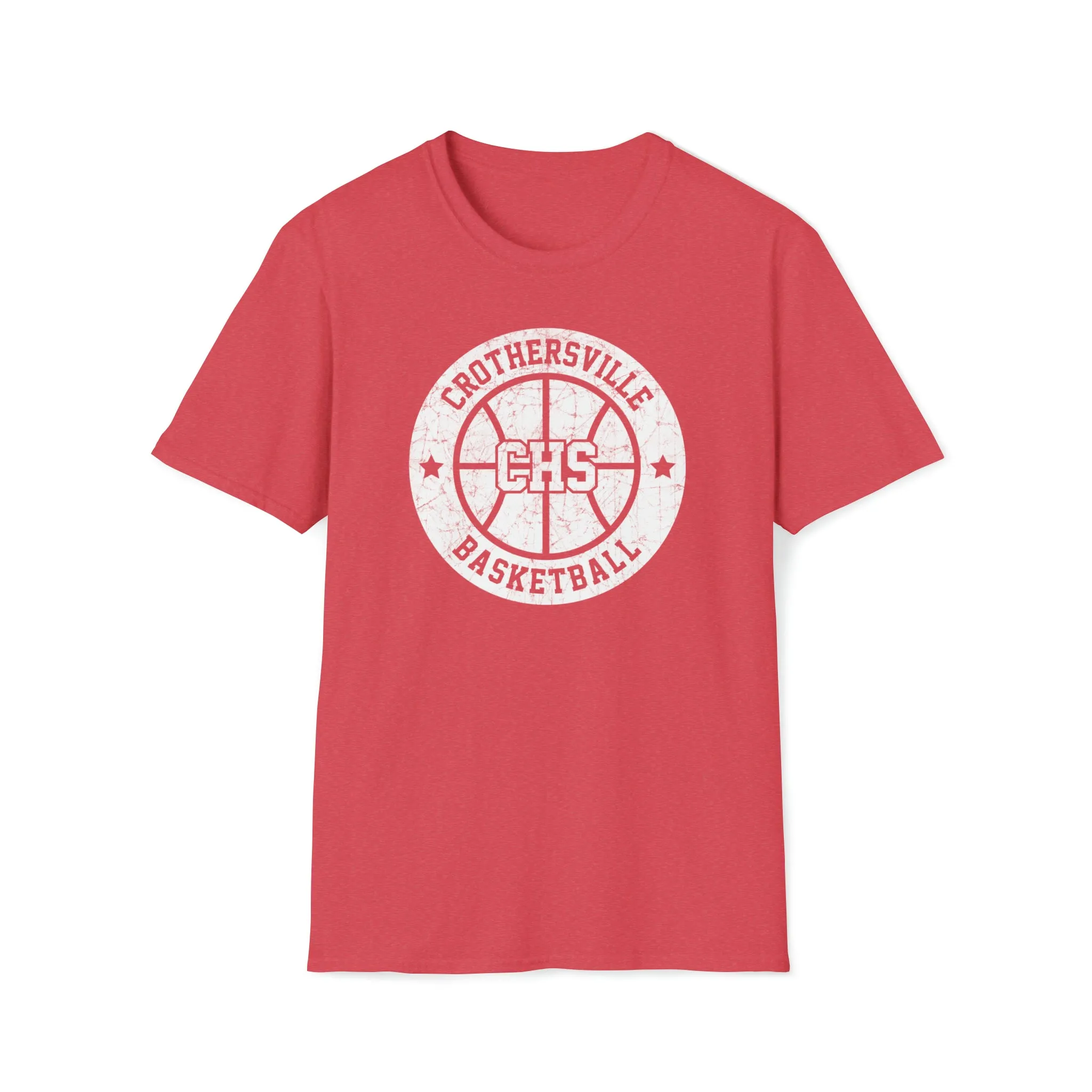 Vintage Crothersville Basketball Unisex Softstyle T-Shirt