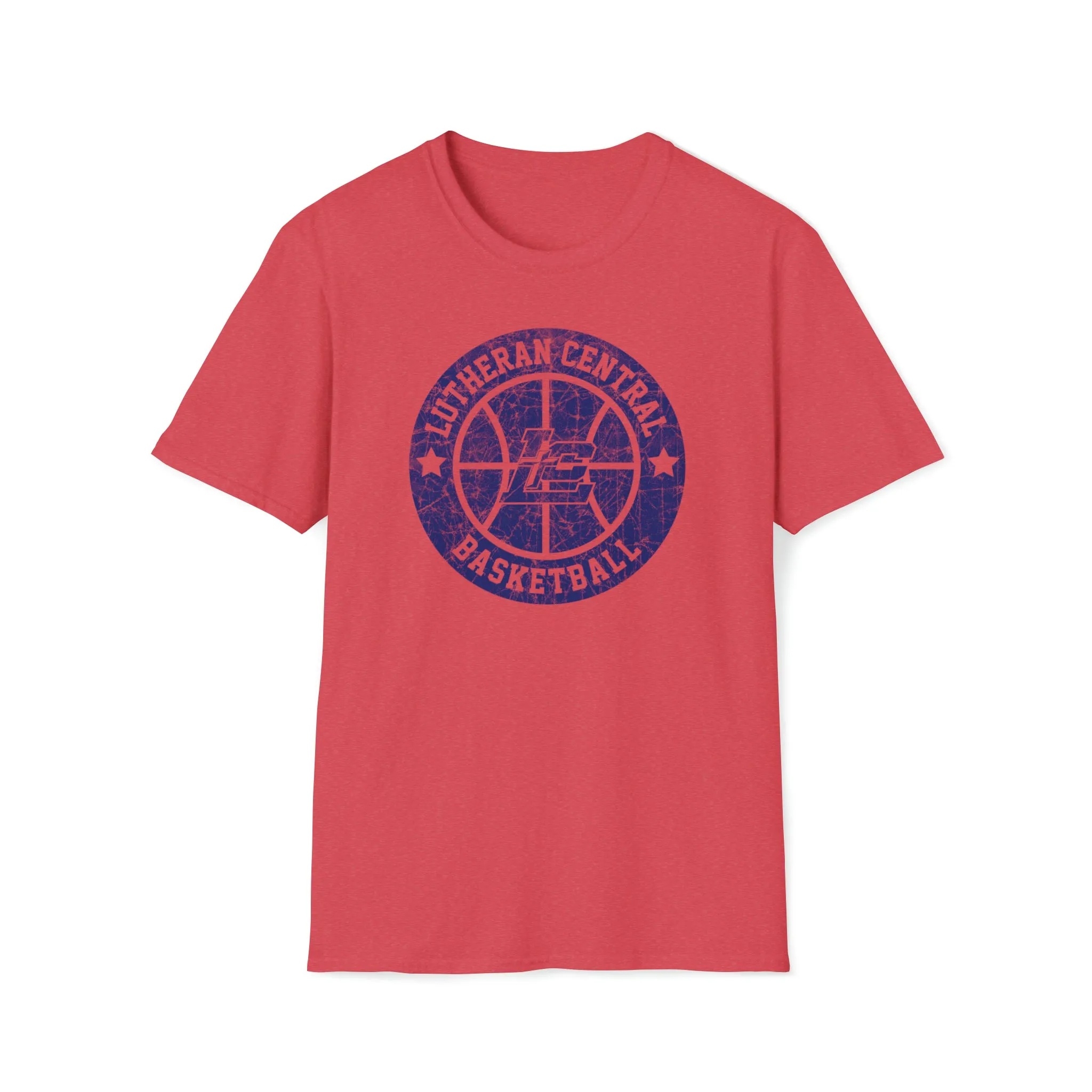 Vintage Lutheran Central Basketball Unisex Softstyle T-Shirt