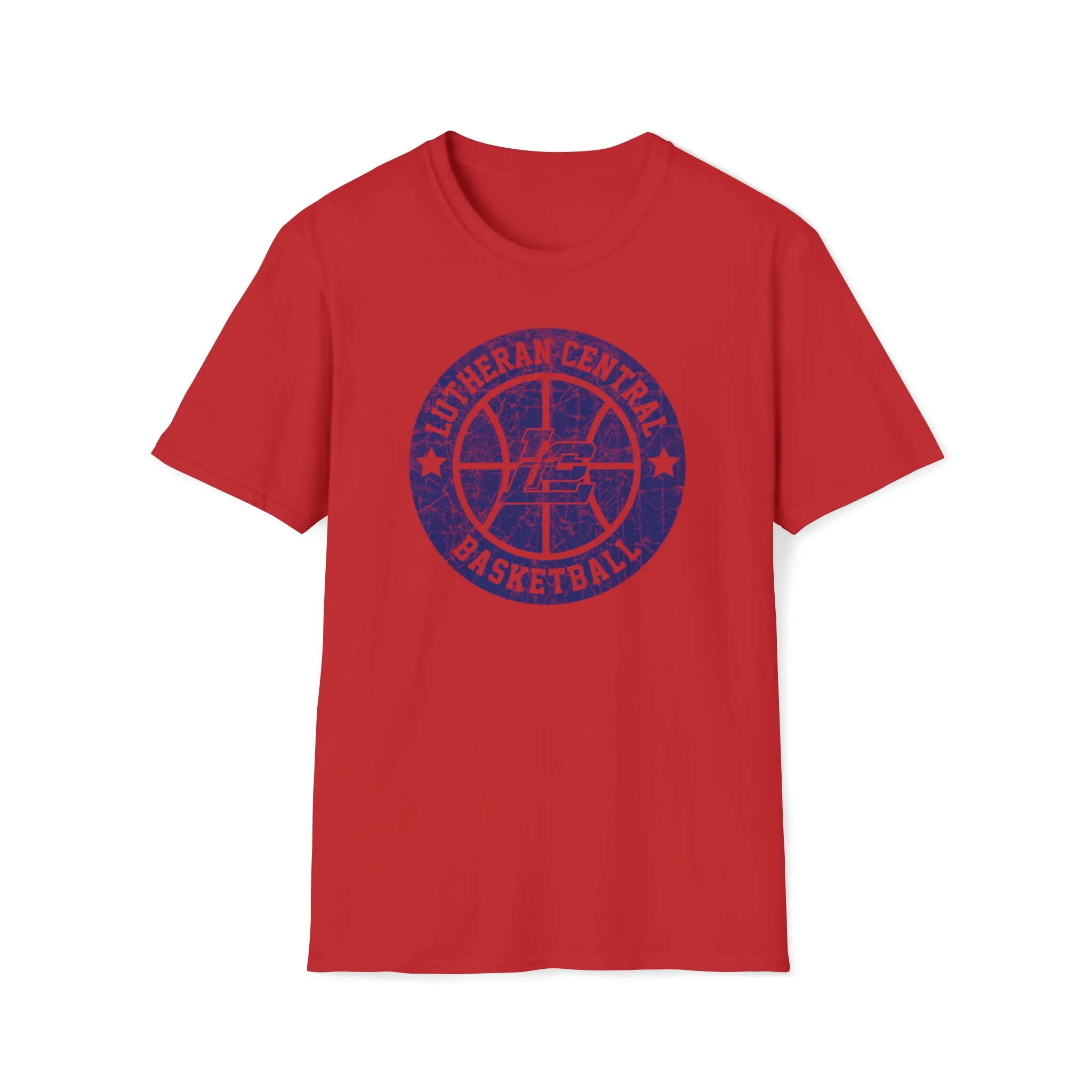Vintage Lutheran Central Basketball Unisex Softstyle T-Shirt