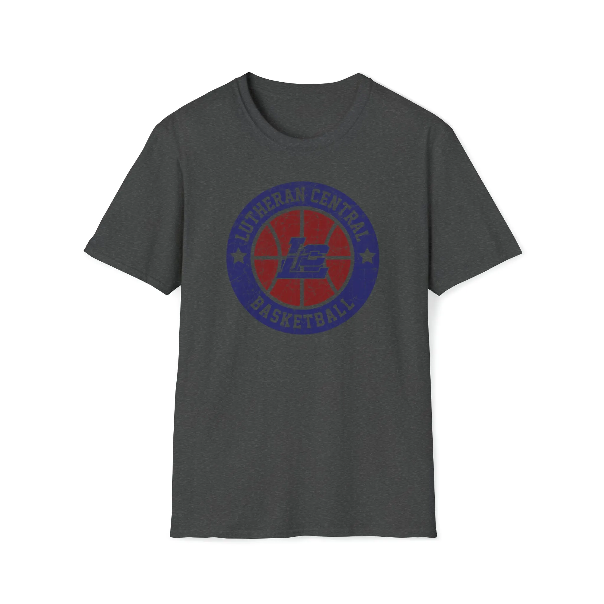 Vintage Lutheran Central Basketball Unisex Softstyle T-Shirt