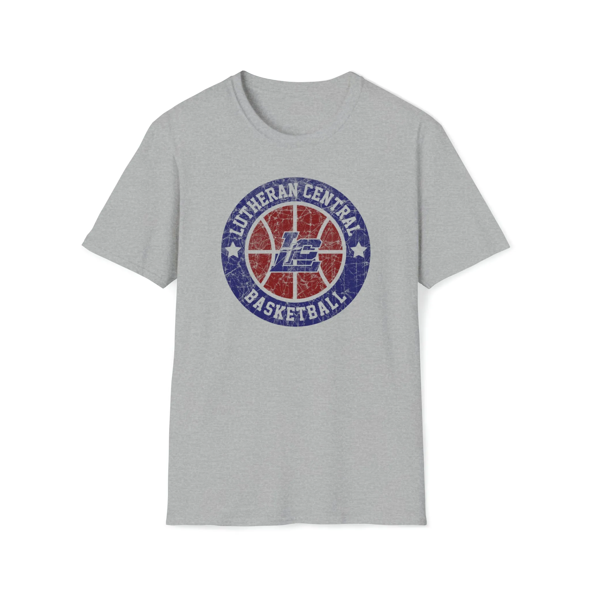 Vintage Lutheran Central Basketball Unisex Softstyle T-Shirt