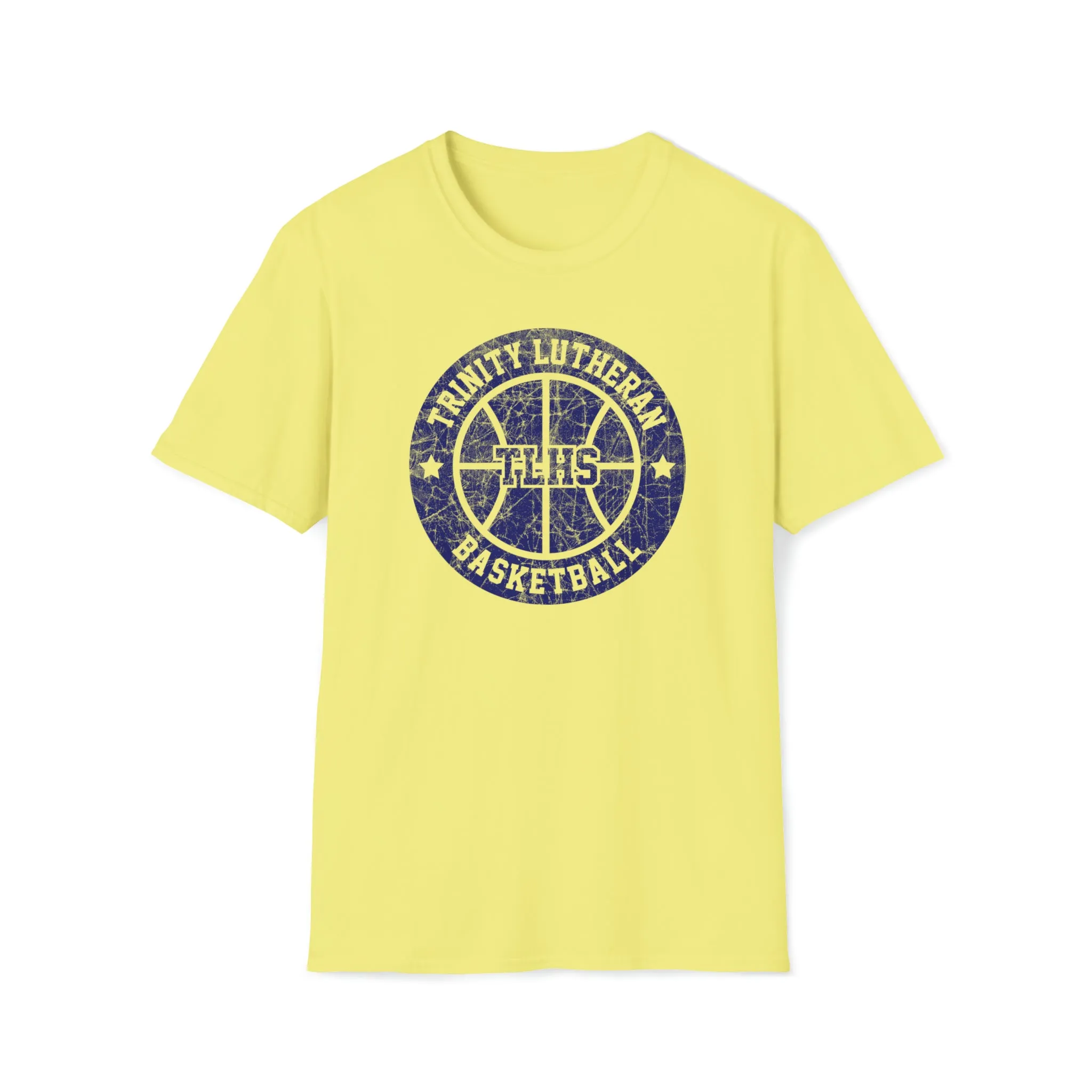 Vintage Trinity Lutheran Basketball Unisex Softstyle T-Shirt