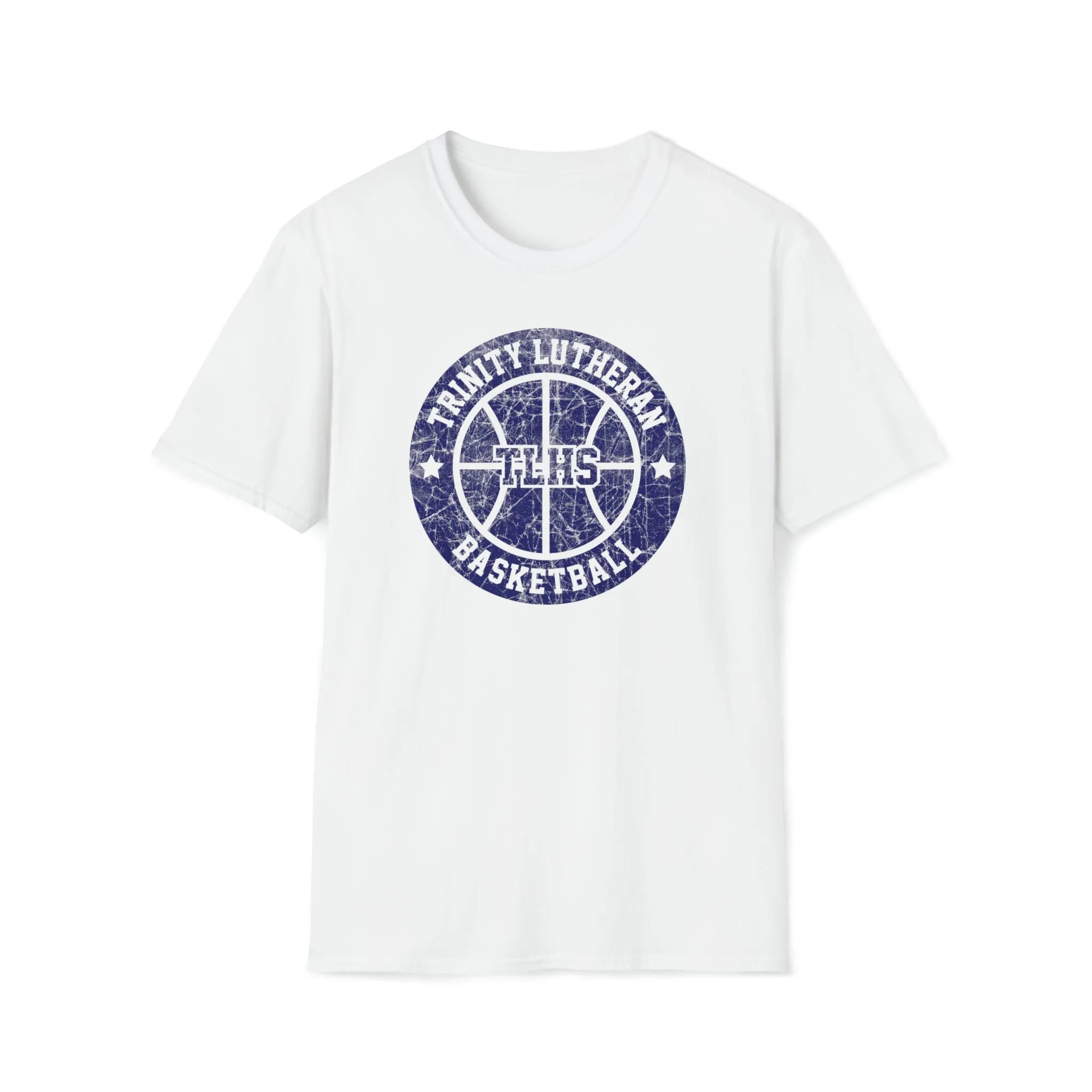 Vintage Trinity Lutheran Basketball Unisex Softstyle T-Shirt