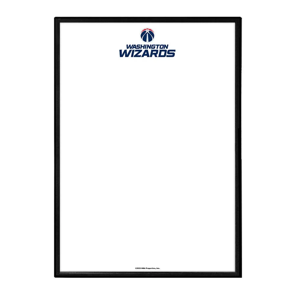 Washington Wizards: Framed Dry Erase Wall Sign
