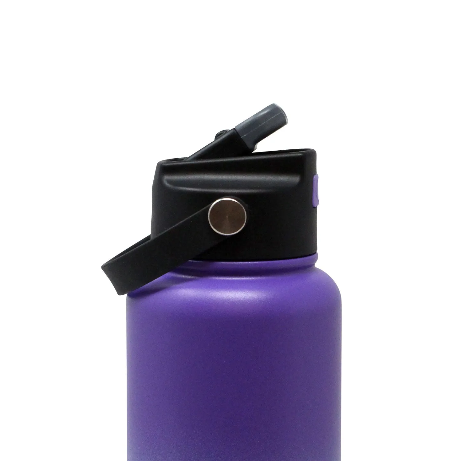 Water Bottle W/ Flip Straw Lid