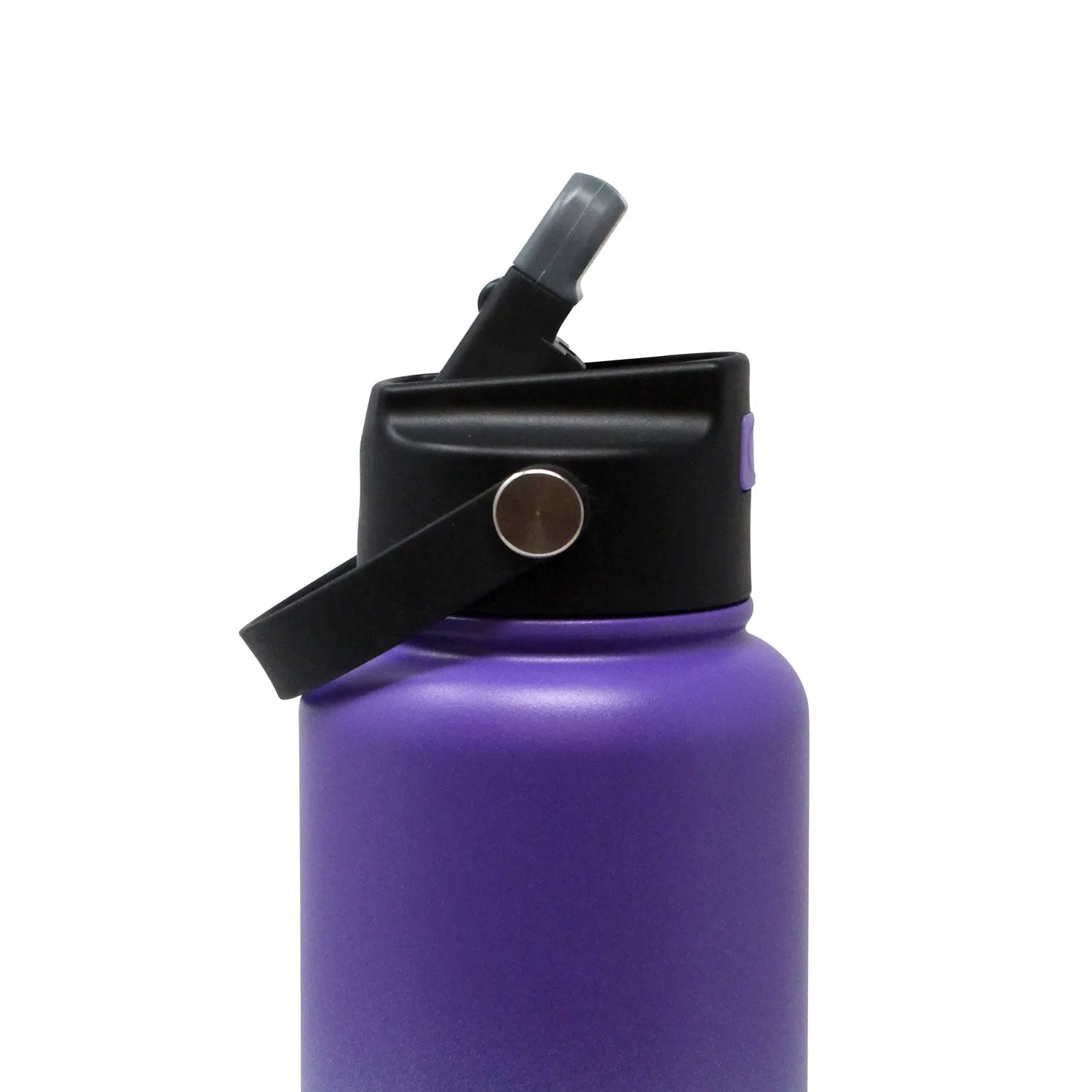 Water Bottle W/ Flip Straw Lid