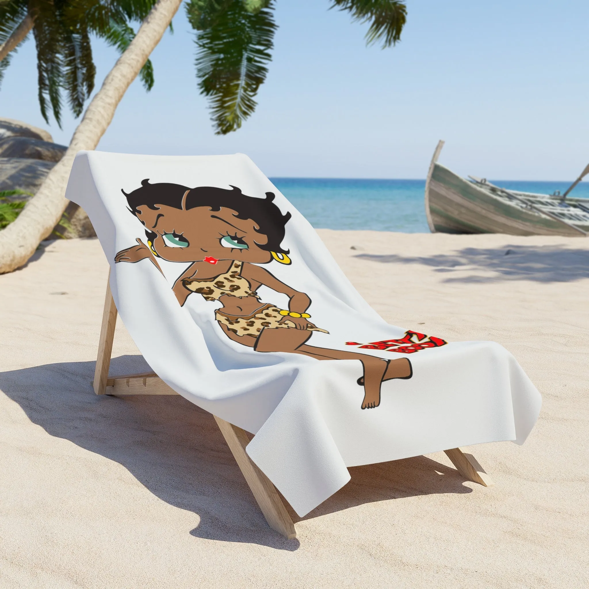 Wild Safari Betty Boop Towel