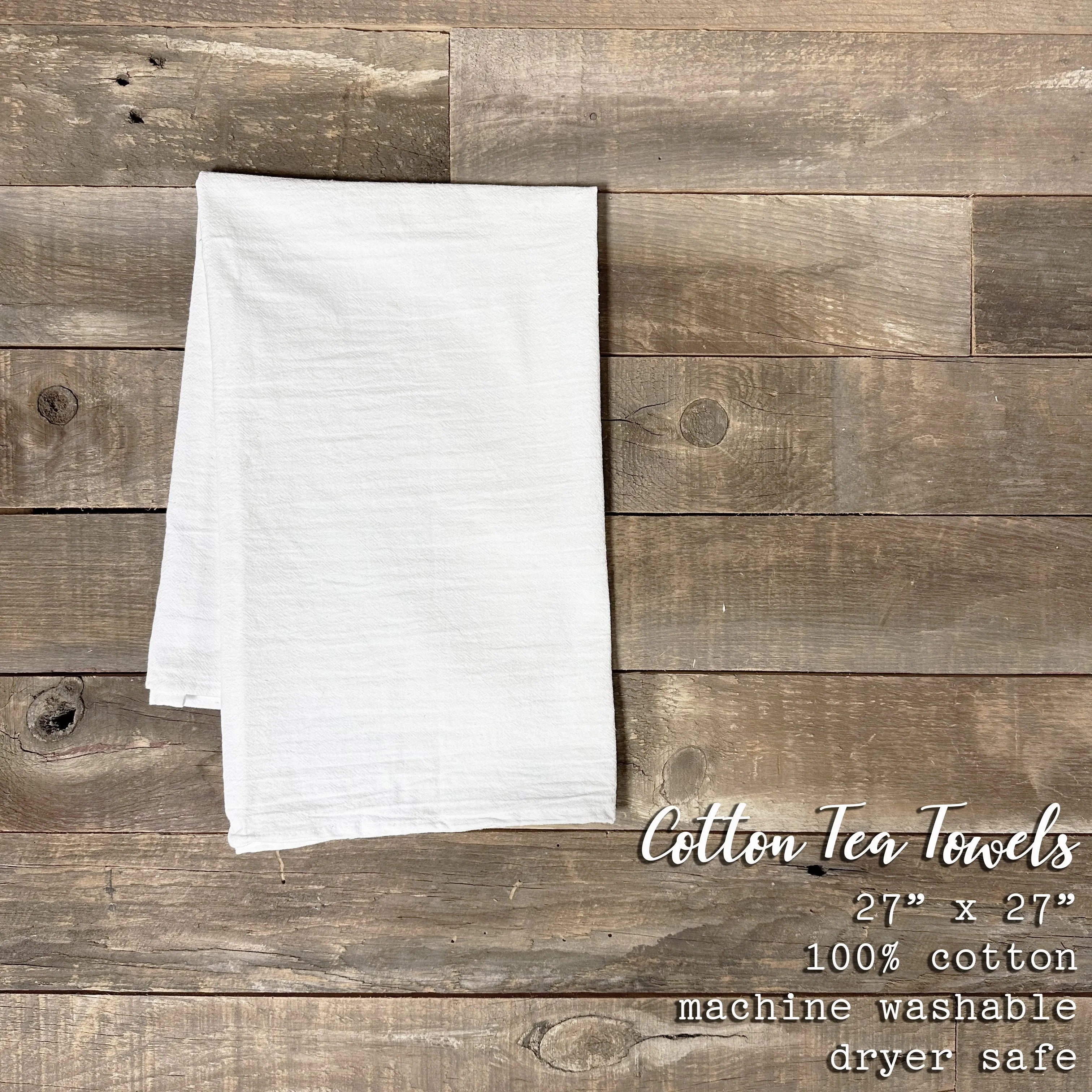 Wildflower Boots - Cotton Tea Towel