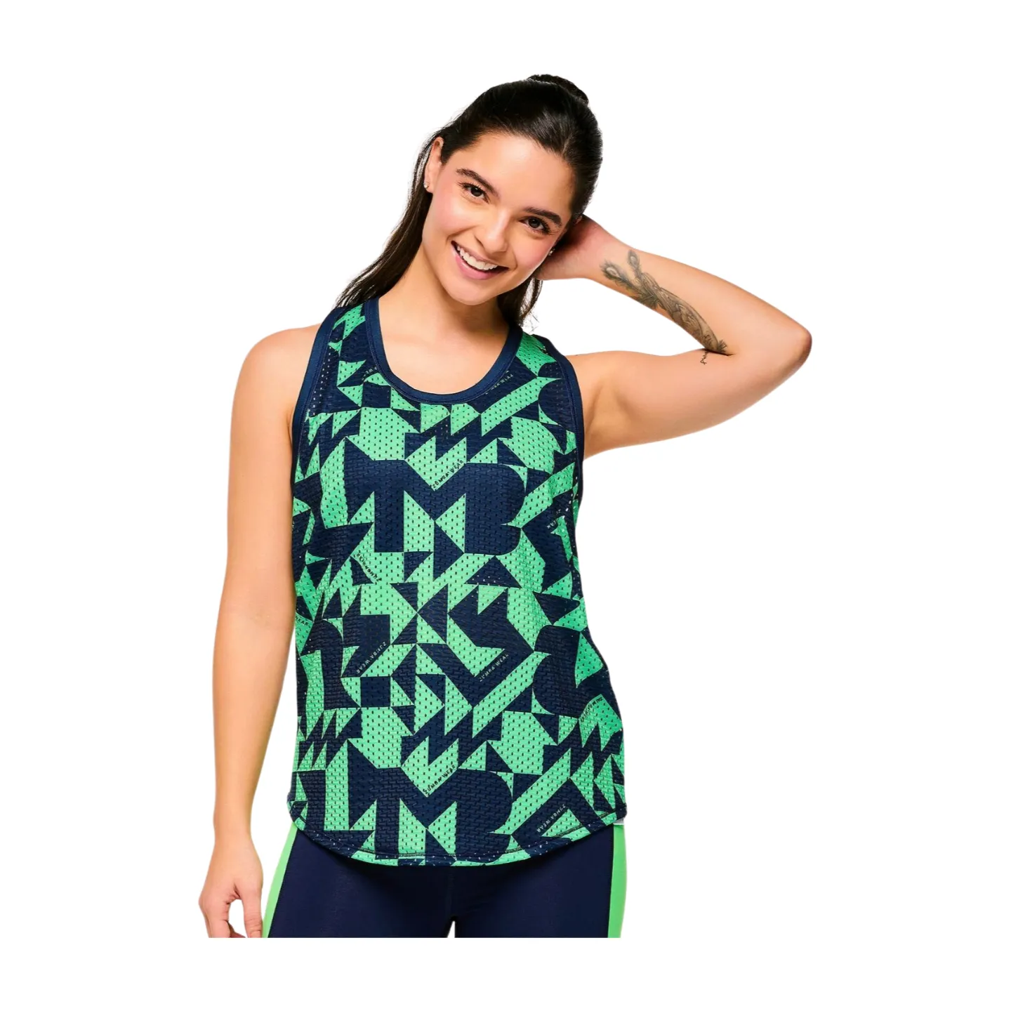 Zumba Out Loud Basketball Tank With Curved Hem (Special Order)